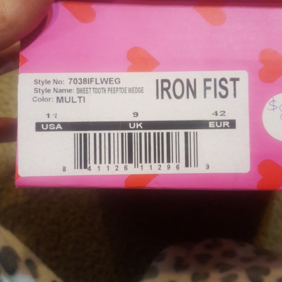 Iron Fist Sweet Tooth Peeptoe Wedges - Picture 15 of 15